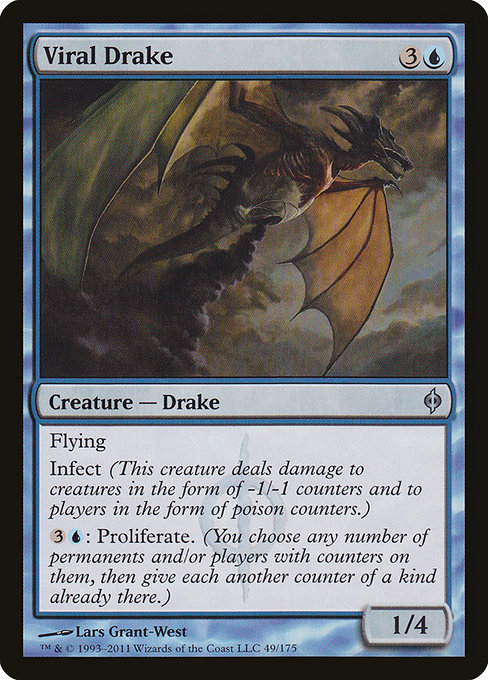 Magic the Gathering Card - Viral Drake - MTG Circle