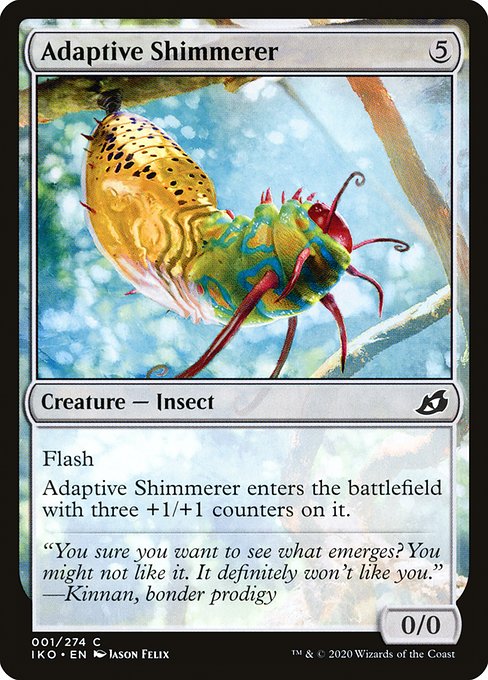 Magic the Gathering Card - Adaptive Shimmerer - MTG Circle