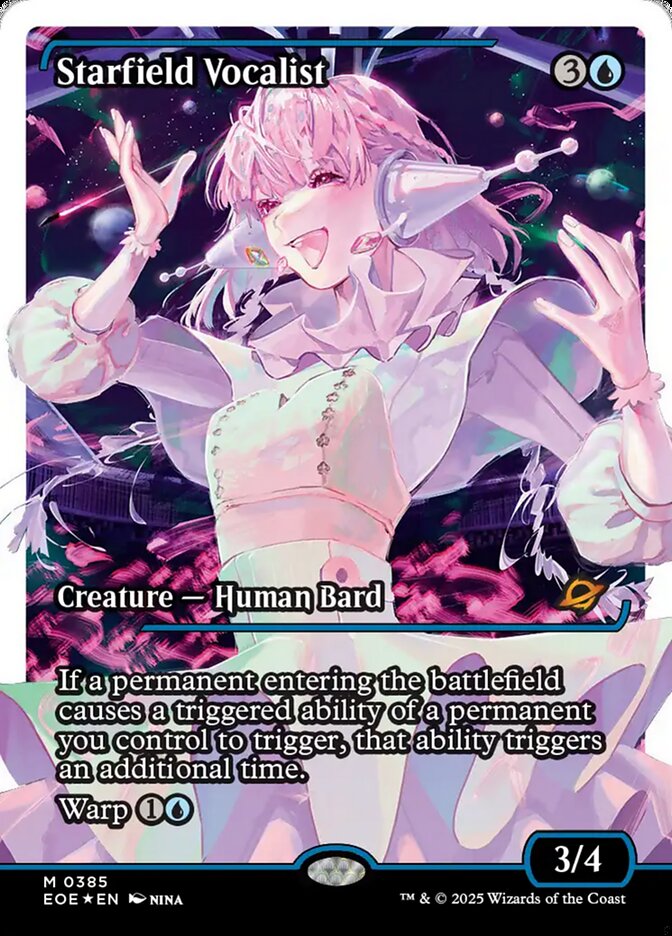 Magic the Gathering Card - Starfield Vocalist - MTG Circle