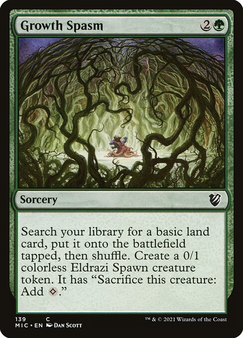 Magic the Gathering Card - Growth Spasm - MTG Circle