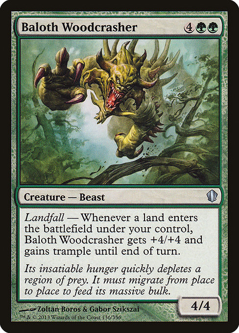 Magic the Gathering Card - Baloth Woodcrasher - MTG Circle