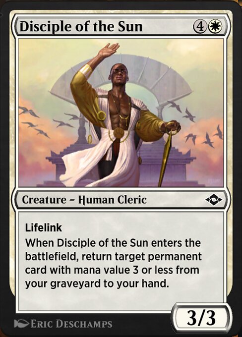 Magic the Gathering Card - Disciple of the Sun - MTG Circle