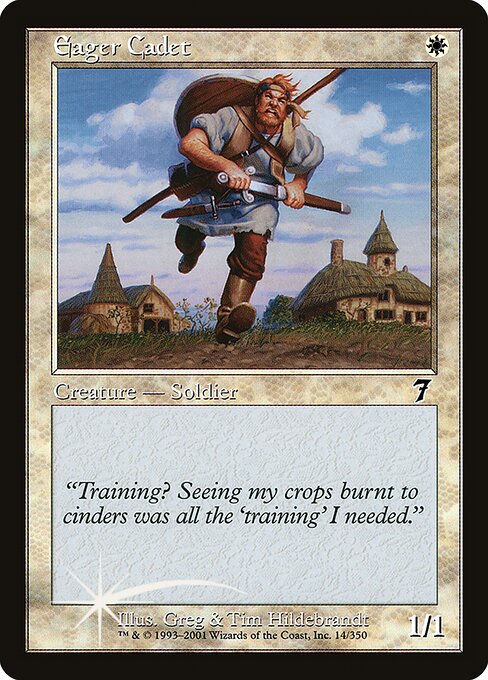Magic the Gathering Card - Eager Cadet - MTG Circle