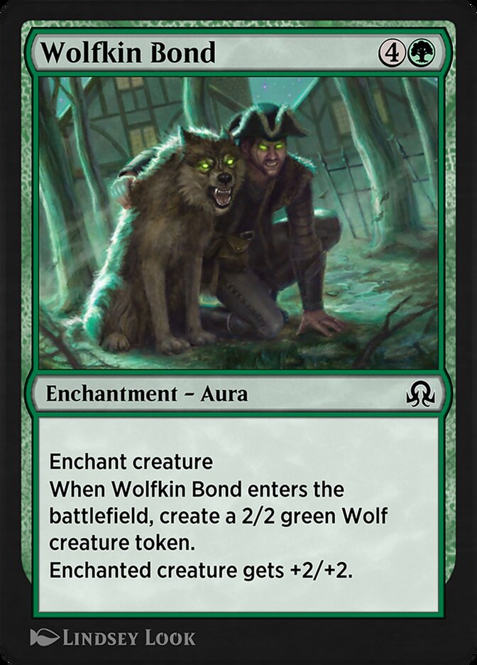 Magic the Gathering Card - Wolfkin Bond - MTG Circle
