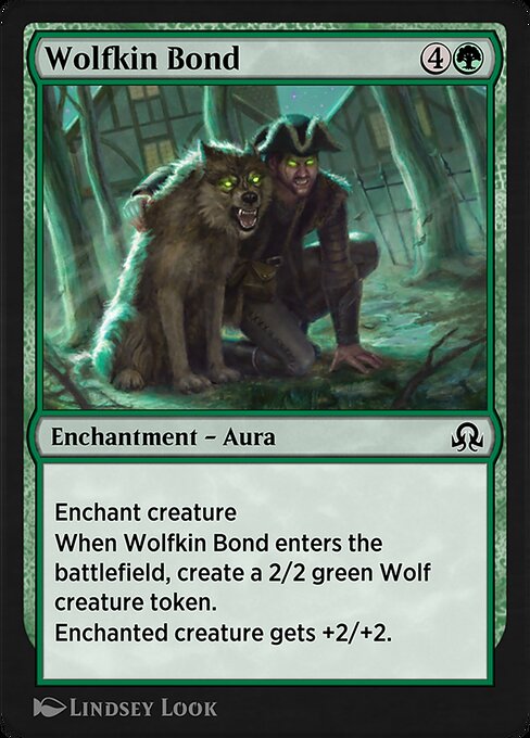 Magic the Gathering Card - Wolfkin Bond - MTG Circle