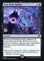 Magic the Gathering Card - Zero Point Ballad - MTG Circle