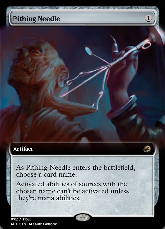 Magic the Gathering Card - Pithing Needle - MTG Circle