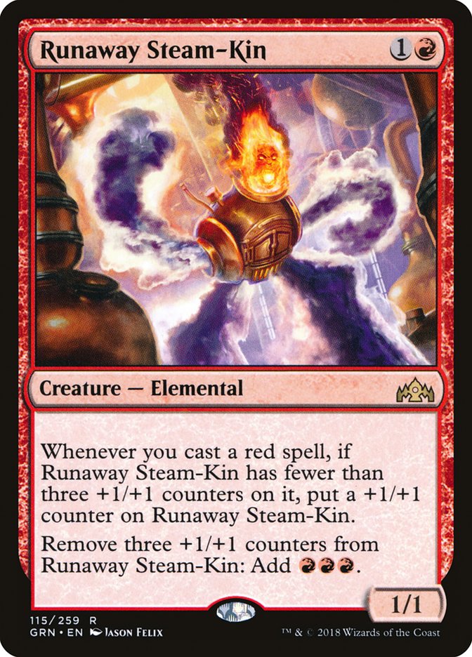 Magic the Gathering Card - Runaway Steam-Kin - MTG Circle