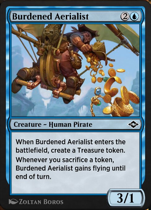 Magic the Gathering Card - Burdened Aerialist - MTG Circle