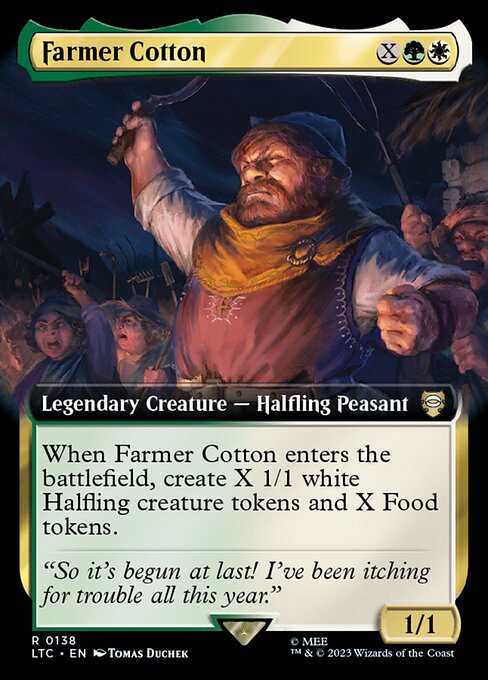 Magic the Gathering Card - Farmer Cotton - MTG Circle