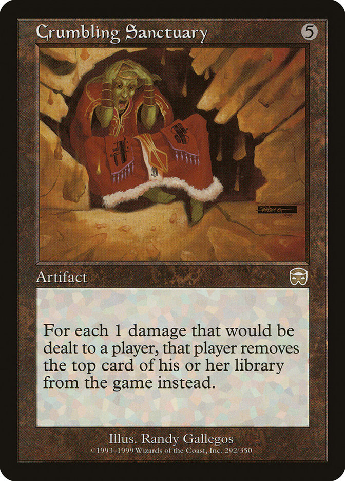 Magic the Gathering Card - Crumbling Sanctuary - MTG Circle
