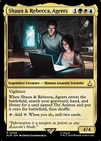 Magic the Gathering Card - Shaun & Rebecca, Agents - MTG Circle