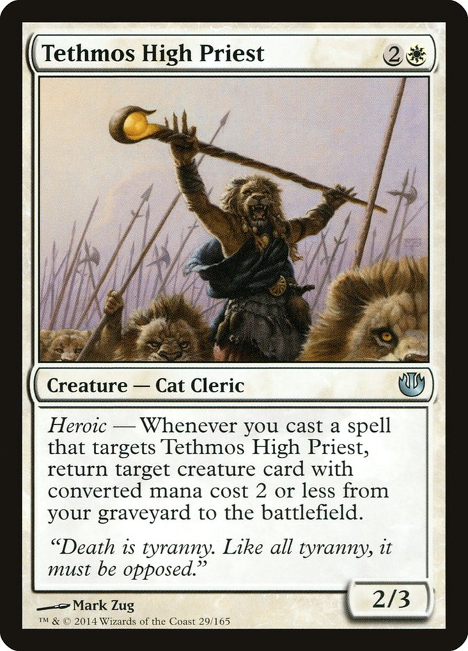 Magic the Gathering Card - Tethmos High Priest - MTG Circle