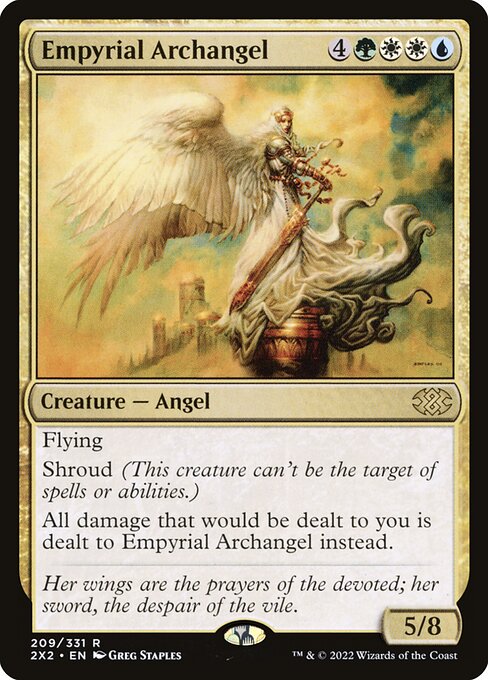 Magic the Gathering Card - Empyrial Archangel - MTG Circle