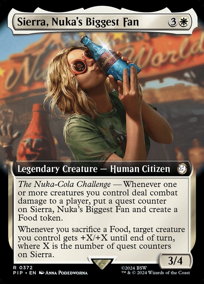 Magic the Gathering Card - Sierra, Nuka's Biggest Fan - MTG Circle