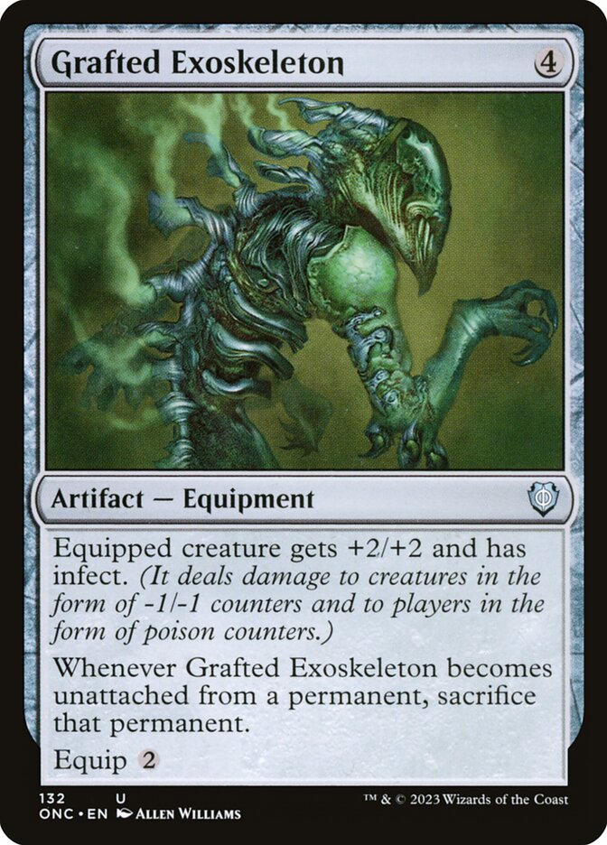 Magic the Gathering Card - Grafted Exoskeleton - MTG Circle