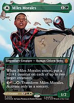 Magic the Gathering Card - Miles Morales // Ultimate Spider-Man - MTG Circle