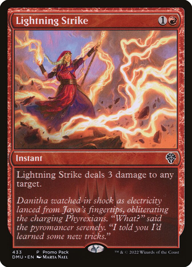 Magic the Gathering Card - Lightning Strike - MTG Circle