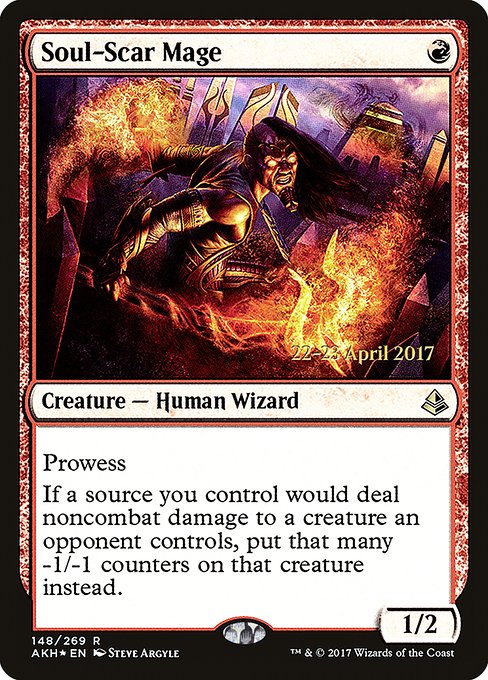 Magic the Gathering Card - Soul-Scar Mage - MTG Circle