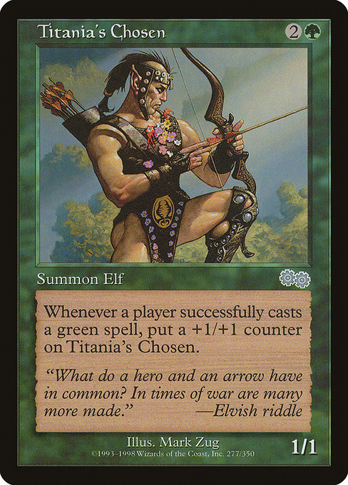 Magic the Gathering Card - Titania's Chosen - MTG Circle