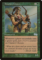 Magic the Gathering Card - Titania's Chosen - MTG Circle