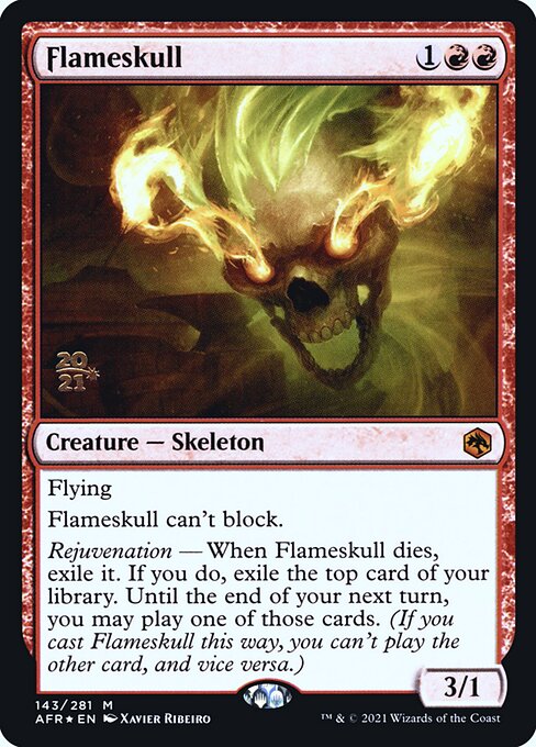 Magic the Gathering Card - Flameskull - MTG Circle