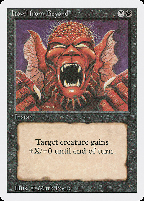 Magic the Gathering Card - Howl from Beyond - MTG Circle