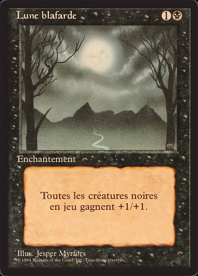Magic the Gathering Card - Bad Moon - MTG Circle