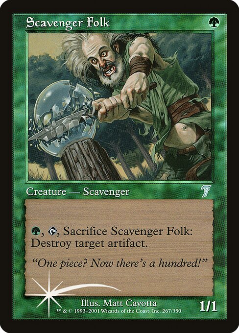Magic the Gathering Card - Scavenger Folk - MTG Circle