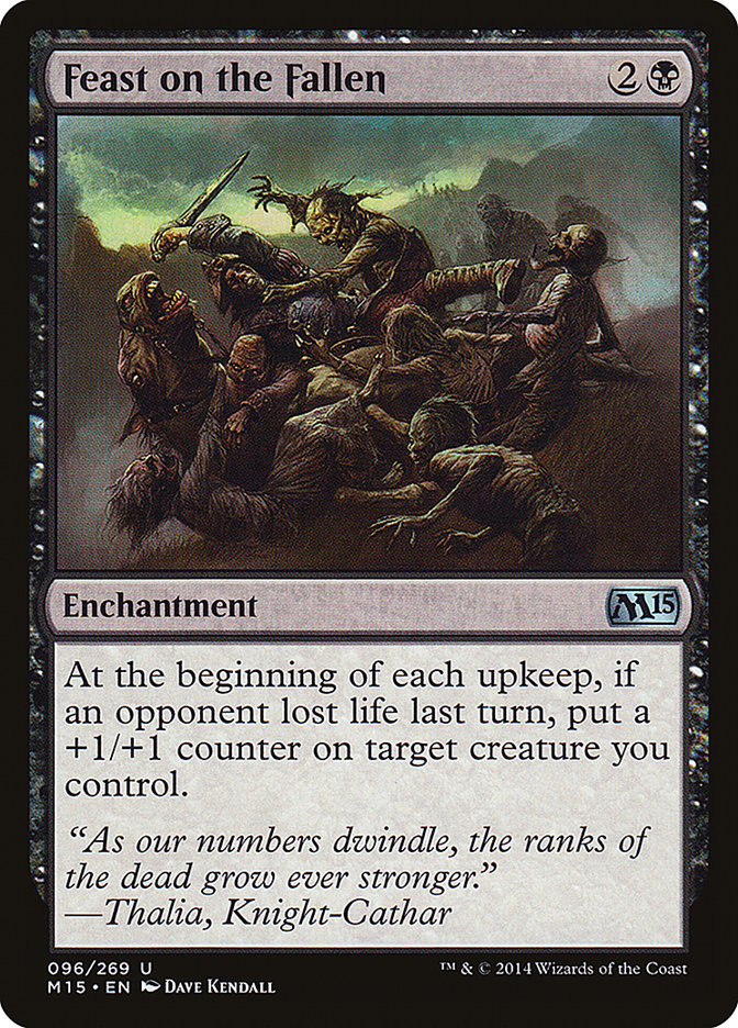 Magic the Gathering Card - Feast on the Fallen - MTG Circle