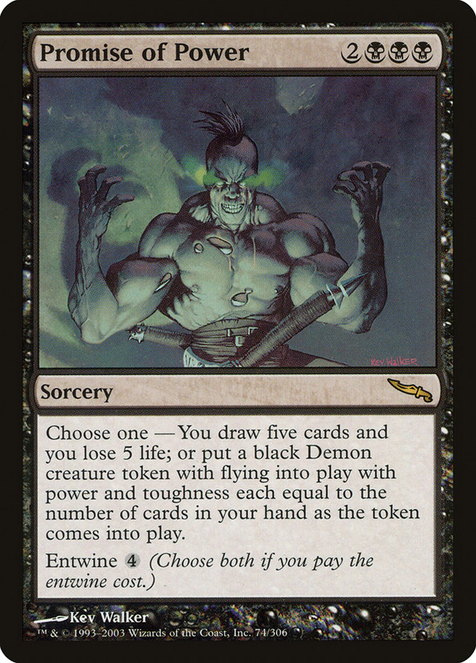 Magic the Gathering Card - Promise of Power - MTG Circle