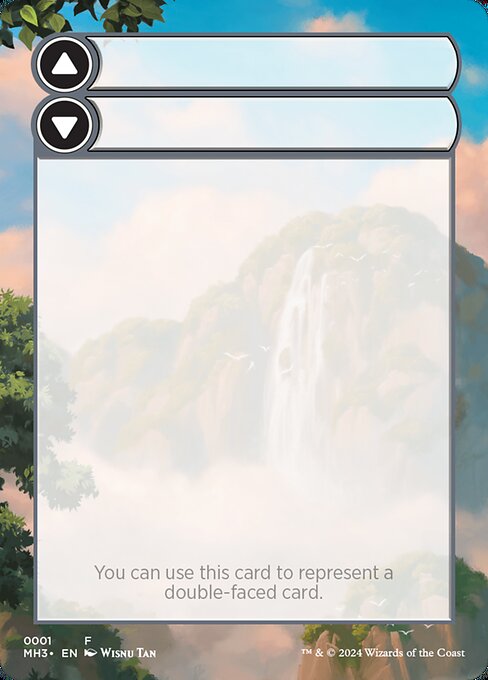 Magic the Gathering Card - Double-Faced Substitute Card - MTG Circle