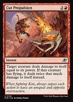 Magic the Gathering Card - Cut Propulsion - MTG Circle