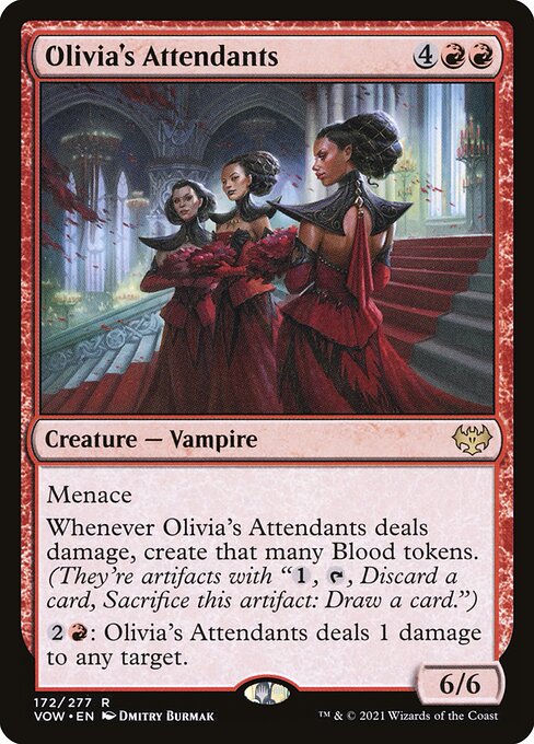 Magic the Gathering Card - Olivia's Attendants - MTG Circle