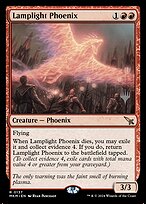 Magic the Gathering Card - Lamplight Phoenix - MTG Circle