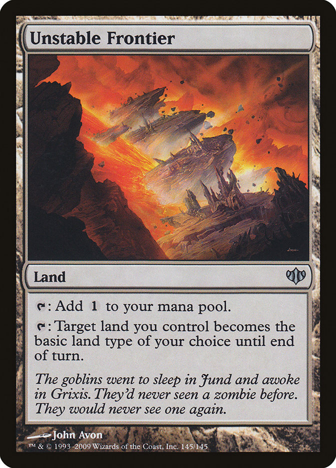 Magic the Gathering Card - Unstable Frontier - MTG Circle