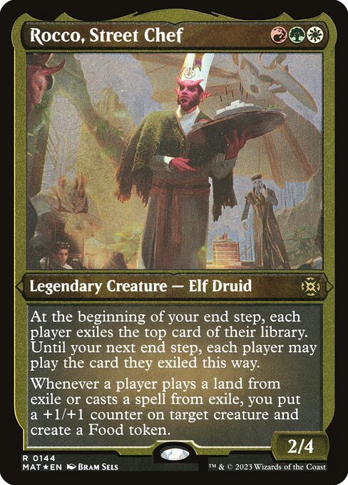 Magic the Gathering Card - Rocco, Street Chef - MTG Circle