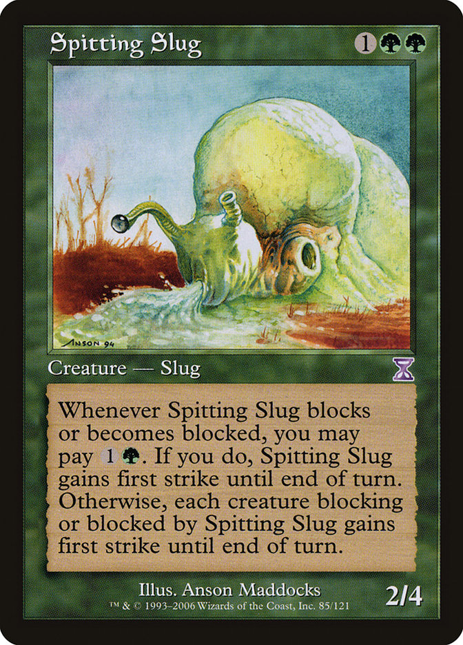 Magic the Gathering Card - Spitting Slug - MTG Circle