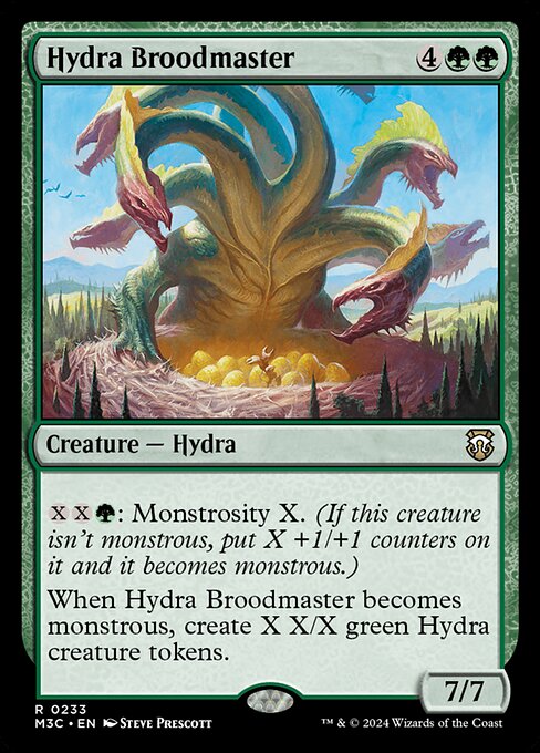 Magic the Gathering Card - Hydra Broodmaster - MTG Circle