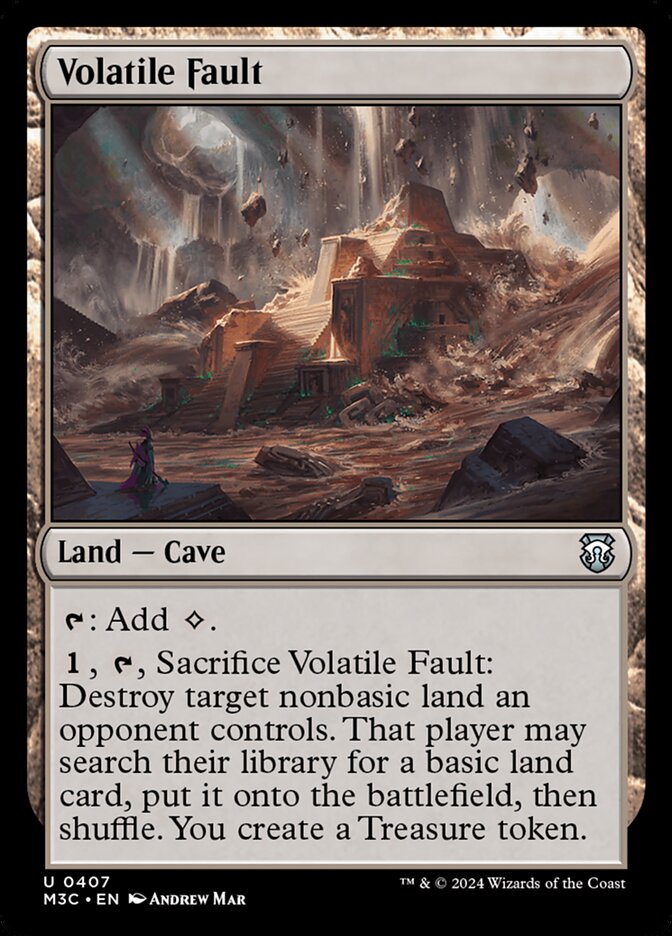 Magic the Gathering Card - Volatile Fault - MTG Circle