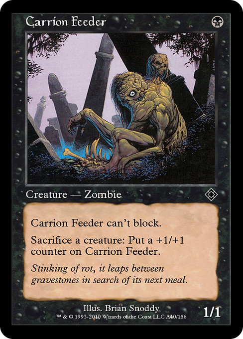 Magic the Gathering Card - Carrion Feeder - MTG Circle