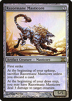 Magic the Gathering Card - Razormane Masticore - MTG Circle