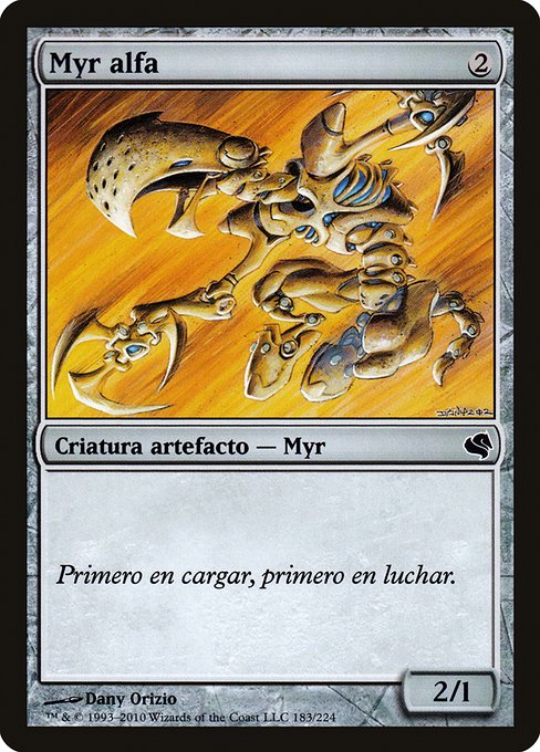 Magic the Gathering Card - Alpha Myr - MTG Circle