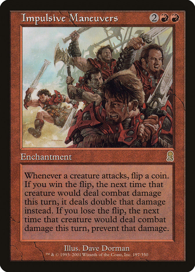 Magic the Gathering Card - Impulsive Maneuvers - MTG Circle