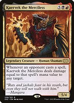Magic the Gathering Card - Kaervek the Merciless - MTG Circle