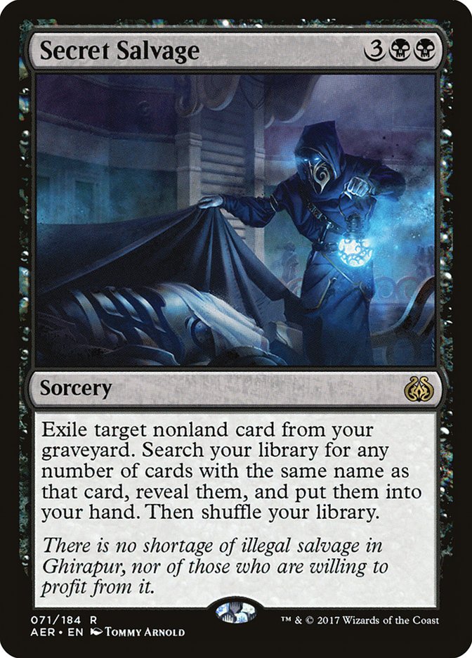 Magic the Gathering Card - Secret Salvage - MTG Circle