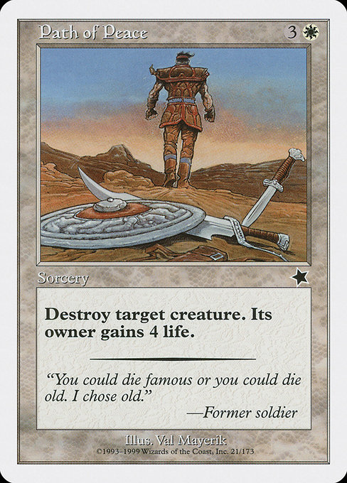 Magic the Gathering Card - Path of Peace - MTG Circle