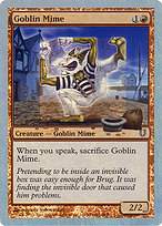 Magic the Gathering Card - Goblin Mime - MTG Circle