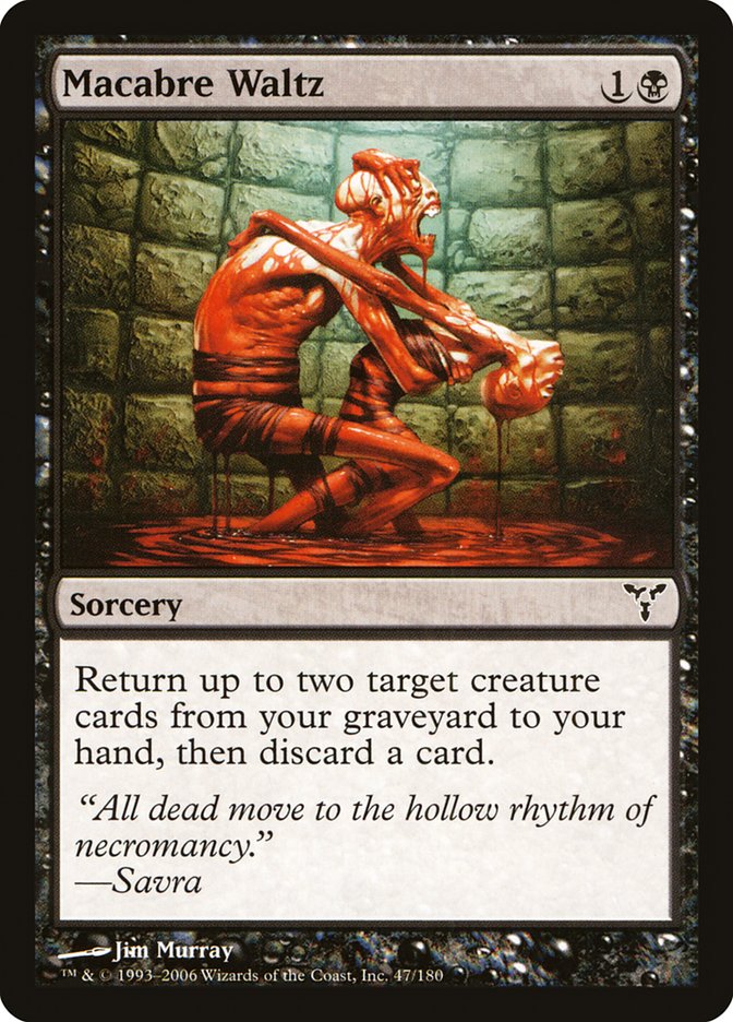 Magic the Gathering Card - Macabre Waltz - MTG Circle