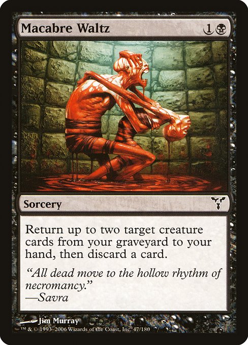 Magic the Gathering Card - Macabre Waltz - MTG Circle